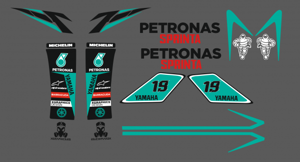 KIT PEGATINAS YAMAHA NEOS TURQUESA