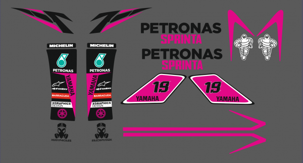 KIT PEGATINAS YAMAHA NEOS WHITE PINK - Imagen 6