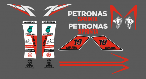 KIT PEGATINAS YAMAHA NEOS RED WHITE