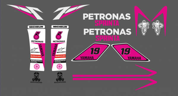 KIT PEGATINAS YAMAHA NEOS WHITE PINK