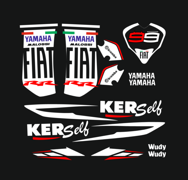 Kit Yamaha Jog Fiat 99 - Blanco